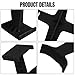 Wuyaoyao Motorcycle Fork Guard, Plastic Dirt Bike Fork Saver Suspension Support Brace, Transportation Protector Tie Down Seal Saver Protection Accessories, Dirtbike Motocross Accessories (Black)