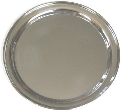 Libertyware12 Inch Round Stainless Steel Serving Tray