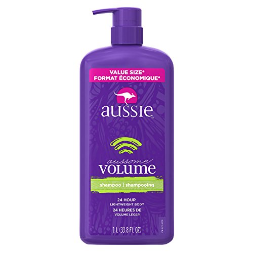 Aussie Aussome Volume Shampoo with Pump, 33.8 Fluid Ounce