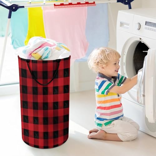 Panier à linge pliable anti-encombrement pour linge et jouets de placard - 7