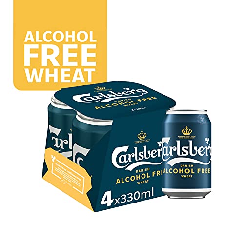 CARLSBERG Alcohol-Free Wheat Beer Can 4 x 330ml