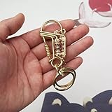 Zoom IMG-2 cemssitu stainless brass keychain with