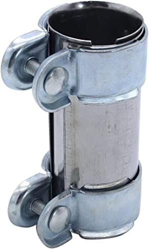 1 PC SHLPDFM Exhaust Clamps Exhaust Pipe Sleeve Connector Stainless Steel 45 mm x 125 mm Clamp 173605 1556171 Compatible with Opel Agila 2000-2007 Opel Corsa B 1993-2000
