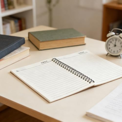 Carnets à spirales kraft A5 lignés pour organiser vos notes - 7