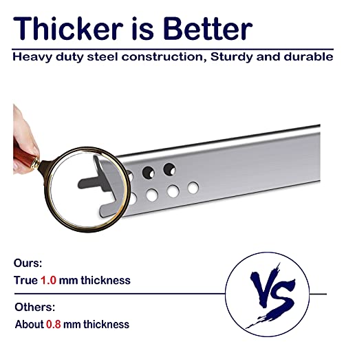 Youfire Heat Plate Shield 17" Burner Cover Grill Replacement Parts For Char-Broil Performance 4-Burner 463335517, 463361017, 463673017 Gas Grill, Set Of 4 Stainless Steel Heat Tent G470-0004-W1 #TOP3