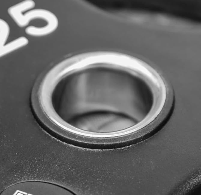 NEXO Commercial Urethane Grip 85lb Plate Set - Includes 2x 25's, 2x 10's, 2x 5's, and 2x 2.5's - Olympic 2 Inch, Premium Finish for Weight Training Home or Commercial