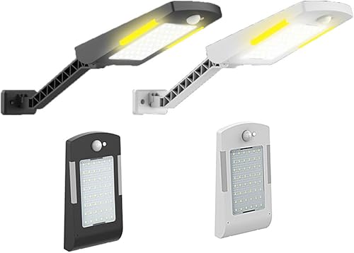 Miniatura 3 de OSALADI 2 unids 48 luces solares exteriores de pared al aire libre apliques de pared al aire libre iluminación de pared luces solares de movimiento