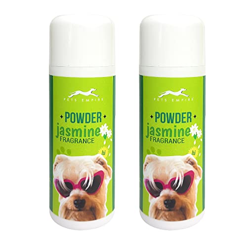 Royale Dog Cat Pet Powder Fragrance Companion Care Net Weight 150 gm Pack of 2 (Jasmine)