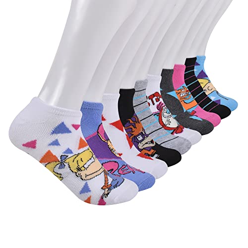 Nickelodeon Women's Rewind No Show Socks, 90'S Rewind, 9-11 #TOP21
