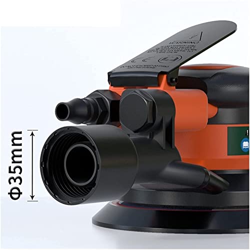 ATAAY Buffer Pneumatischer Handschleifer mit Luftschleifer, 125 mm / 150 mm Vakuum-Exzenter-Polier-/Schleifmaschine, pneumatische Werkzeuge für Boot, Auto-Polieren und Wachsen, effizien – Bild 6
