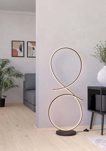 Lámpara de pie LED con interruptor de pie para iluminar el salón 4