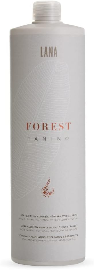 Lana BrasilesForest Tanino Therapy - Vegan, Straightening, Free of Formaldehyde, Free of Keratin (1000 ml / 33.8 fl.oz.)