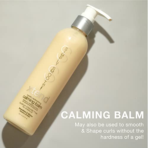 Simply Smooth Xtend Keratin Replenishing Calming Balm | Smoothing Or Curling Balm | 1-Day Frizz Free Blowout Treatment | Keratin & Collagen Infused To Repair Dry, Damaged, Unmanageable Hair | 8.5 Oz. #TOP4