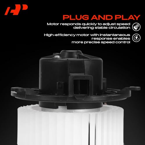 Image of A-Premium Front HVAC Heater Blower Motor and Resistor Compatible with Buick Verano 2013-2016 2.0L, 2012-2017 2.4L