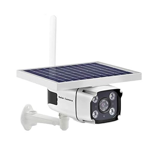 Soldriven säkerhetskamera – 4G/WIFI SIM-kort P-kamera 1080P HD kula säkerhetskamera IR mörkerseende soldriven övervakningskamera (4G)