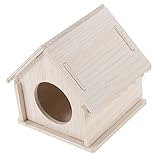 MERRYHAPY Grande Cachette en Bois pour Hamster Cochon Dinde Cage pour Chinchilla Maison pour Rat