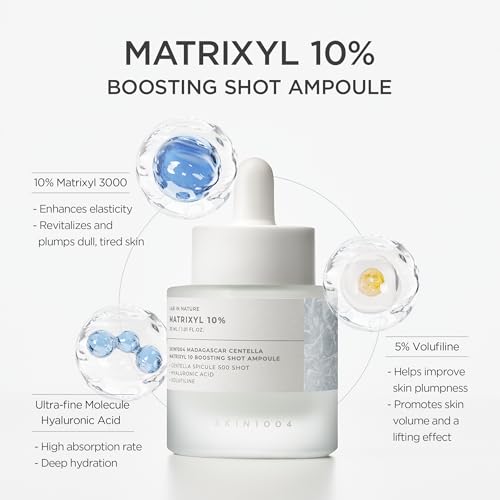 SKIN1004 Matrixyl 10% Boosting Shot Ampoule, Volufiline & Hyaluronic Acid Serum for Face, Spicule for Deep Hydration & Firming, Moisture Volume Care for Under Eye, Korean Skin Care, 1.01fl.oz / 30ml - Image 3