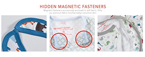 Magnetic Me Easy-Close Modal Coverall Jumpsuit Cherry Blossom 0-3 Months3