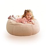 MOMUMOMU Kids Bean Bag Chair Memory Foam Filled Toddler Chairs Comfy Beanbag Chair Sofa...