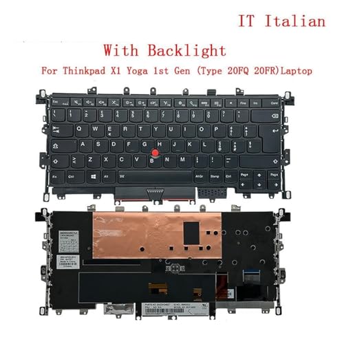 Clavier rétroéclairé haute réactivité compatible Thinkpad X1 Yoga Gen 1 IT - 2