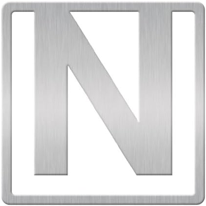 IF Helvetica Clip-On Letter Bookmark - N