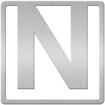 IF Helvetica Clip-On Letter Bookmark - N