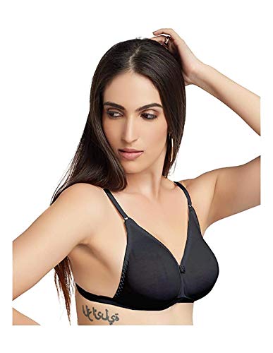 Image of Daisy DEE Women's Cotton Seamless T-Shirt Bra Non-Padded with Adjustable Straps Everyday Bra - Backless