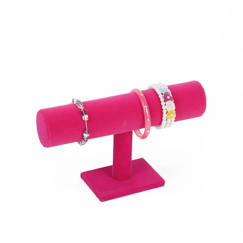 Organisateur bracelet et support montre rose pour retrouver instantanément vos bijoux le matin
