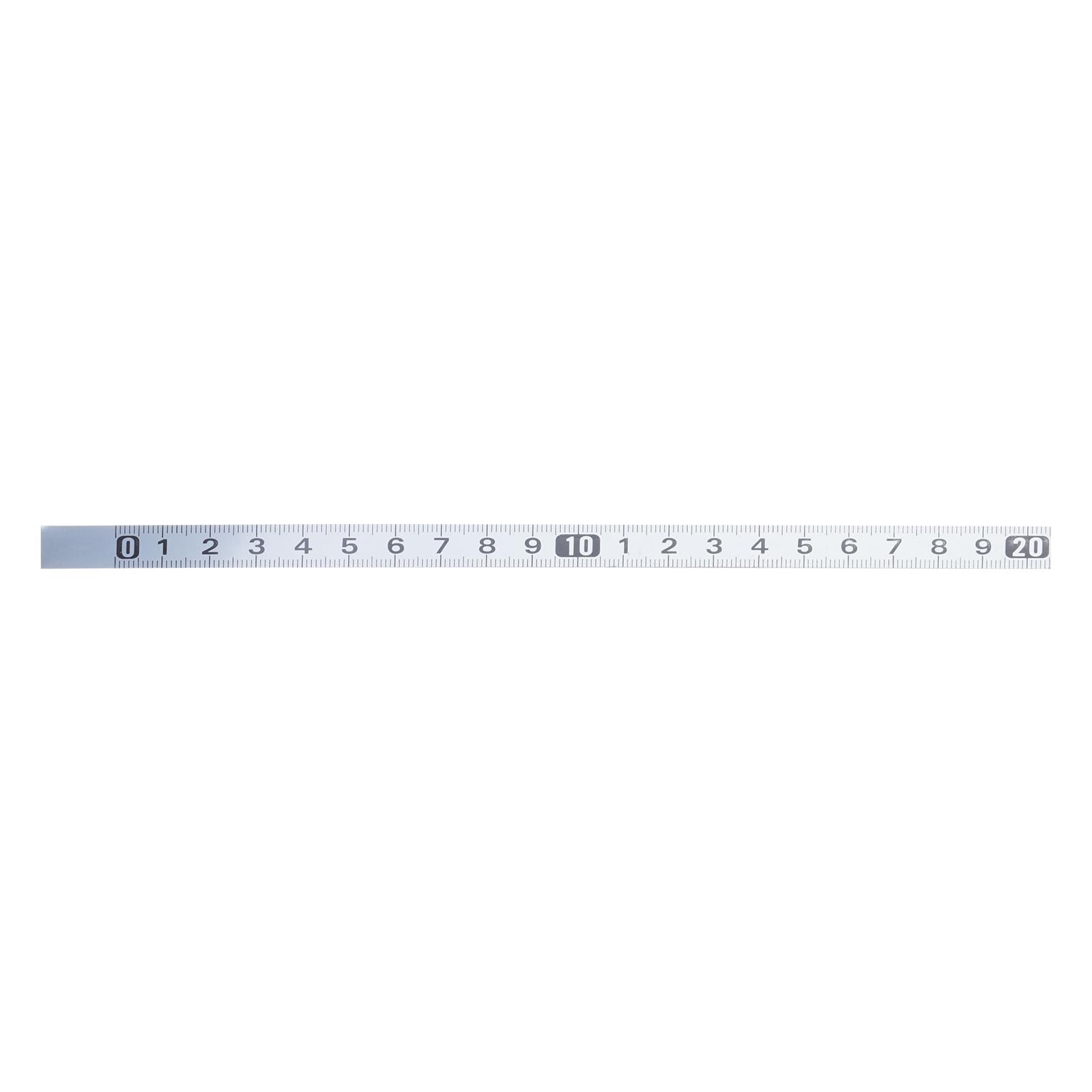 Lirrvb 20 Cm Stainless Stee Precisions Measuring Tape 10Mm Width Adhesive Backing Tape Measure For Stability In Educational & Environment Sticky Ruler