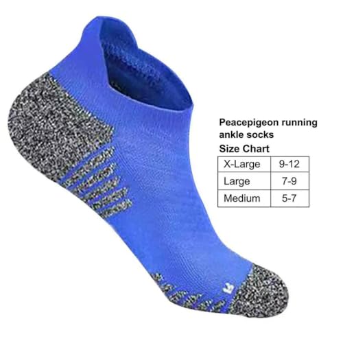 Image of Athletic Running Ankle Socks for Men and Women Pink, Blue, Purple Ankle Socks - 4 Pairs & 6 Pairs