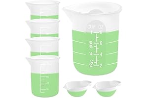 7-Piece Silicone Measuring Cups Kit: Versatile Tools for Precision and Creative Pursuits