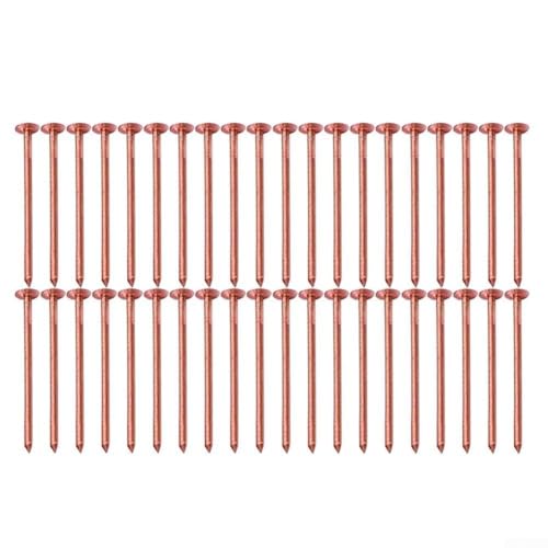 Desiumite Clous en cuivre 65 mm 75 mm pour l'élimination des souches d'arbre, tueur de racines non invasifs avec ions de cuivre pur pour arrêter la croissance, le traitement de perçage et de marteau