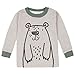Gerber Baby Boys 4-Piece Pajama Set, Bear Grey, 12 Months