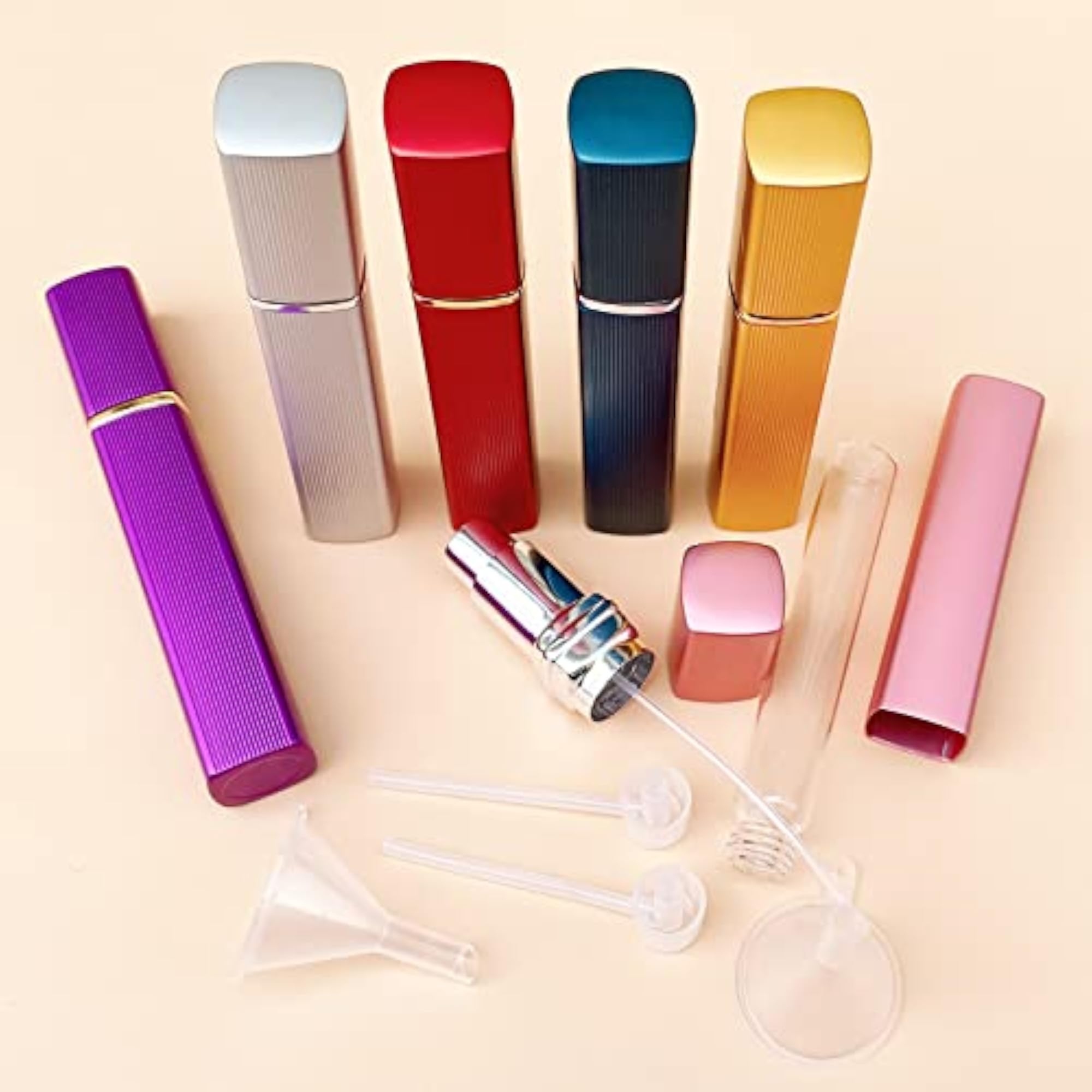 12ML Refillable Mini Perfume Atomizer Spray Bottle, Pack of 10