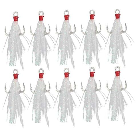 Anzuelo de Plumas de Pesca de Acero Inoxidable Alomejor Cover