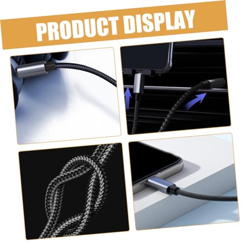 Cable adaptador Type-C de audio Uonlytech compatible con altavoces auriculares y moviles 6