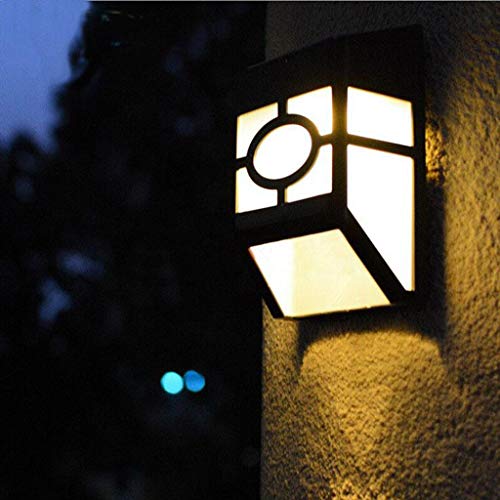 Flameer 2Pcs Solar Power Wall Light LED Lâmpada De Parede Sensor De Movimento Para Jardim Ao Ar Livr