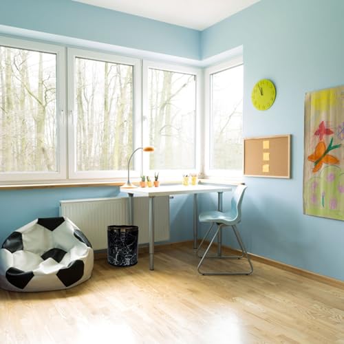 Poubelle marbrée Toyvian compacte pour optimiser vos petits espaces