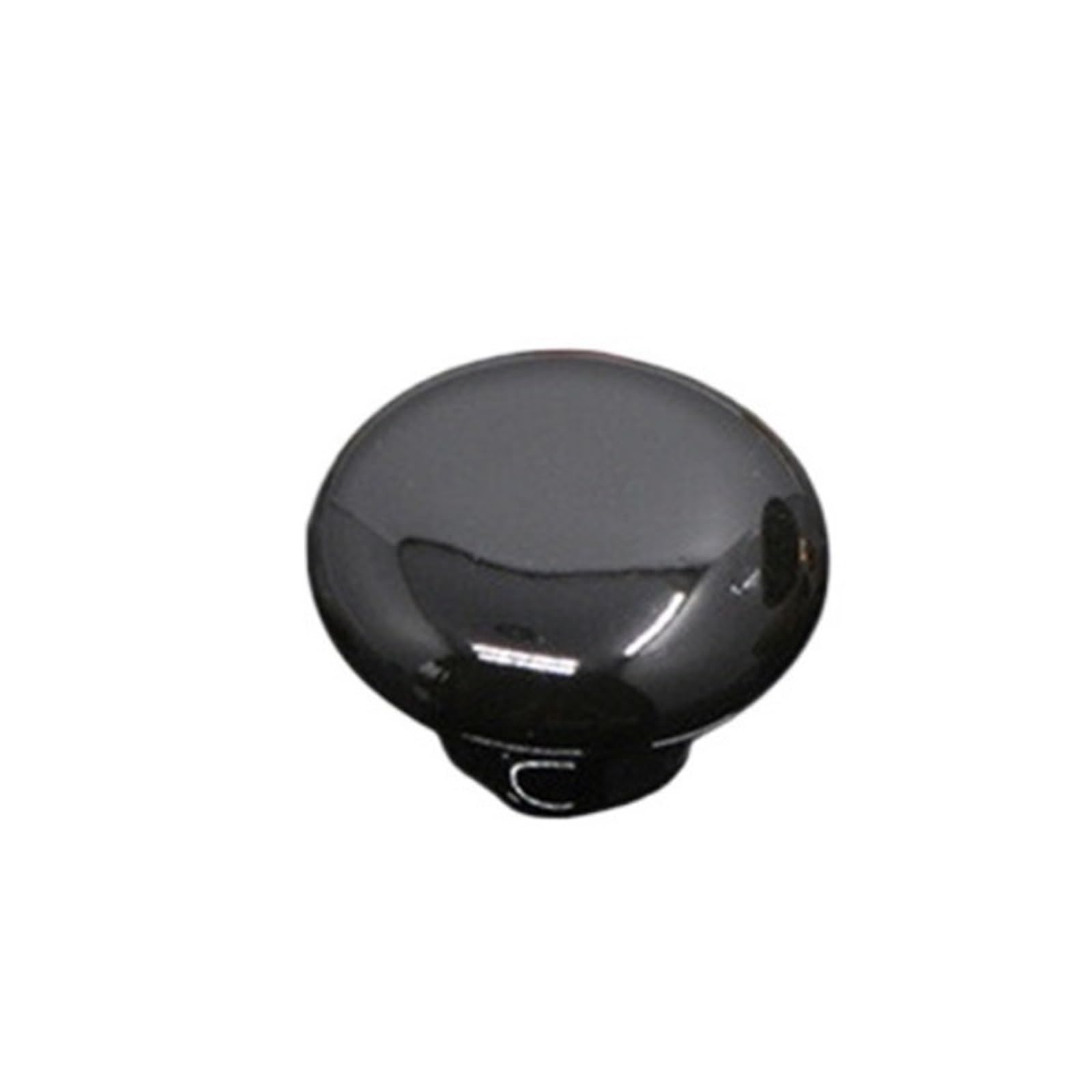 WonJoxel Spherical Crystal Door Knobs 6PCS Ceramic Cabinet Knob Colorfull Children Handles for Furniture Drawer Knobs Cupboard Pulls Kitchen Gabinete Gamer(Black-32mm)