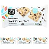 365 by Whole Foods Market, Chocolate Chips Dark Sugar Free, 10 Ounce (Pack of 4)