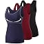3 Pack-black/Wine Red/Dark Blue