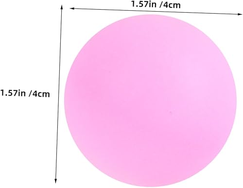 Miniatura 7 de 150 bolas de pingpong rosadas sin costuras para actividades de fiesta, entrenamiento y entretenimiento, pelotas de tenis de mesa de plástico para