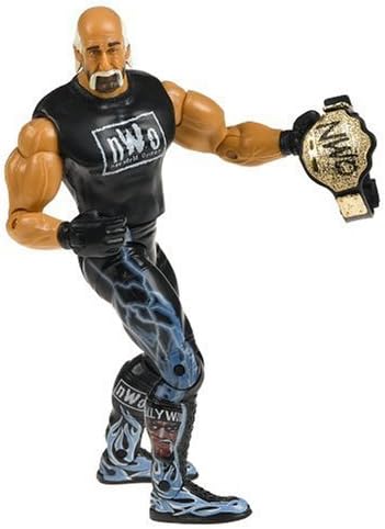 Miniatura 3 de WWE WWF WCW clásico Superstars Hollywood Hulk Hogan figura de acción de lucha con NWO cinturón y Boa