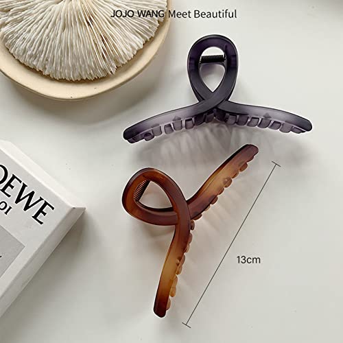 ALLMIRA ヘアクリップ 大きめ しっかりとまる 2個セット