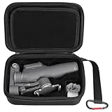 FPVtosky Osmo Mobile 8P Tasche, Wasserdichter Tragetasche für DJI Osmo Mobile 8P Gimbal-Stabilisator Advanced Tracking Combo und Weiteres Zubehör, PU Case für Reisen/Outdoor-Fotografie [Nur Tasche]