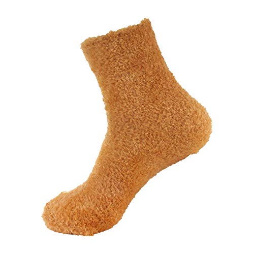 Image of BambooMN Women's Super Soft and Cozy Feather Light Fuzzy Socks - Multiple Color Options - Two Sizes - Value Packs