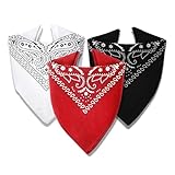 🎁 PERFEKTES GESCHENK - Kevolla Bandanas eignen sich auch als praktisches Geschenk für Motorradfahrer, Outdoor-Enthusiasten oder jeden, der stilvolle und funktionale Kopfbedeckungen benötigt.