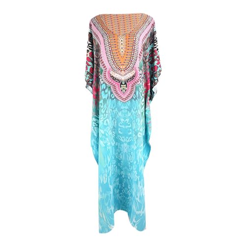 Vestido de playa caftán para cubrir el traje de baño sin pasar calor