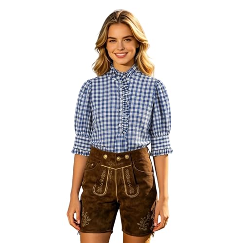 Chemisier traditionnel col couché élégant en coton pour femme
