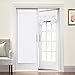 Room Darkening French Door Curtains for Tricia Window Door Curtains Thermal Curtain/Drape/Drapery Single Door Curtain (26" Width x 68" Length, Pure White, 2 Panel)